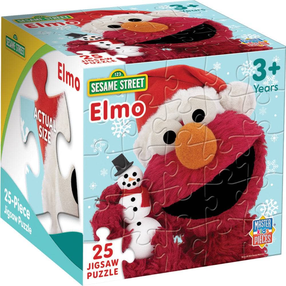 Sesame Street Holiday - Elmo 25 Piece Jigsaw Puzzle (ONLINE ORDER ONLY)