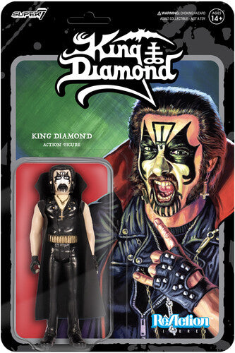 King Diamond - Super7 - King Diamond - ReAction Figures - King Diamond (Collectible, Action Figure) [Action Figure] (Online Order Only) (ONLINE ORDER ONLY)