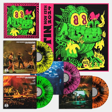 King Gizzard - Live In Austin '24 (4Lp Neon Splatter Vinyl Box Set) [Vinyl] (ONLINE ORDER ONLY)
