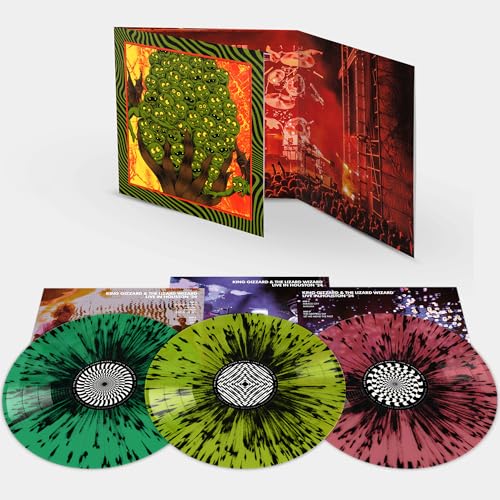 King Gizzard - Live In Houston '24 (Triple Gatefold - Splatter Vinyl) [3Lp] [Vinyl] (ONLINE ORDER ONLY)
