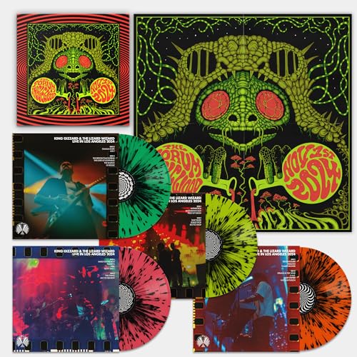King Gizzard - Live In Los Angeles '24 (4Lp Splatter Vinyl Box Set) [Vinyl] (ONLINE ORDER ONLY)