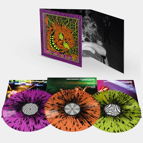 King Gizzard - Live In Miami '24 (Triple Gatefold - Splatter Vinyl) (3Lp) [Vinyl] (ONLINE ORDER ONLY)