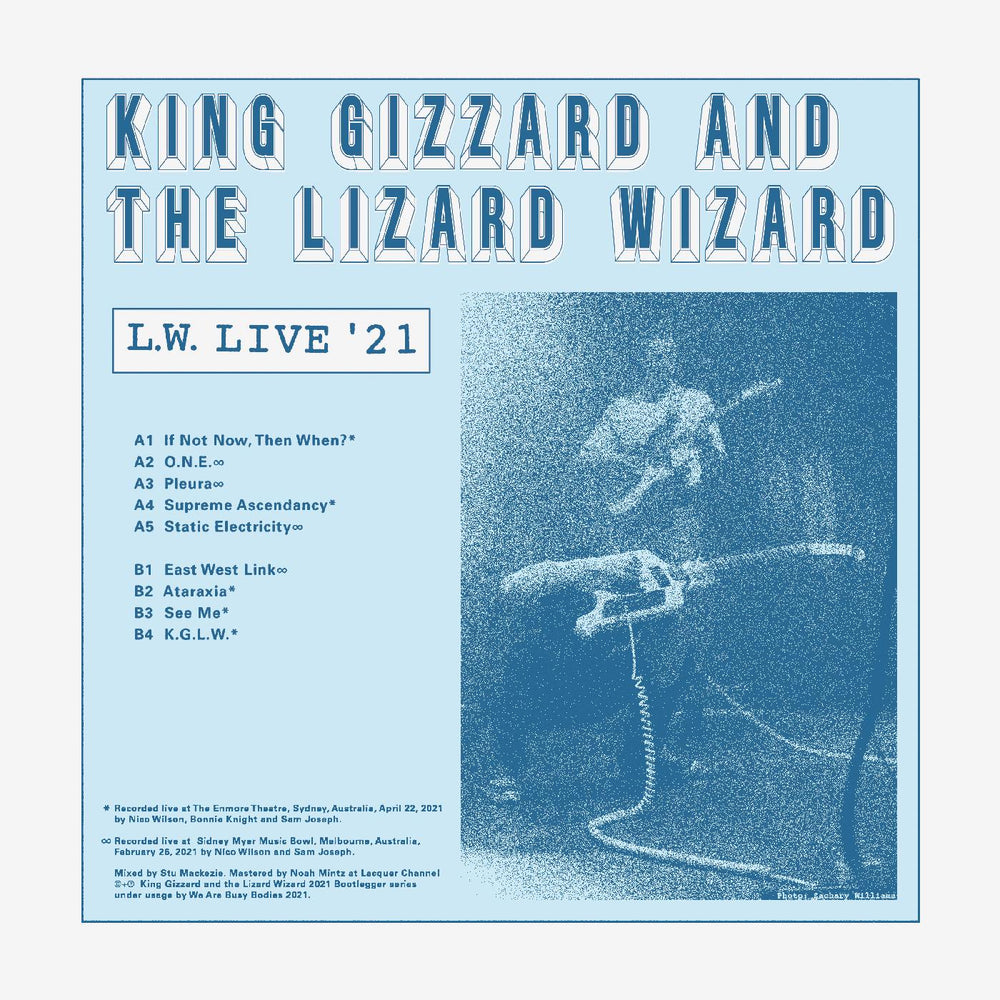 L.W. Live in Australia (REVERSE GROOVE ON CLEAR VINYL) [Vinyl] (ONLINE ORDER ONLY)