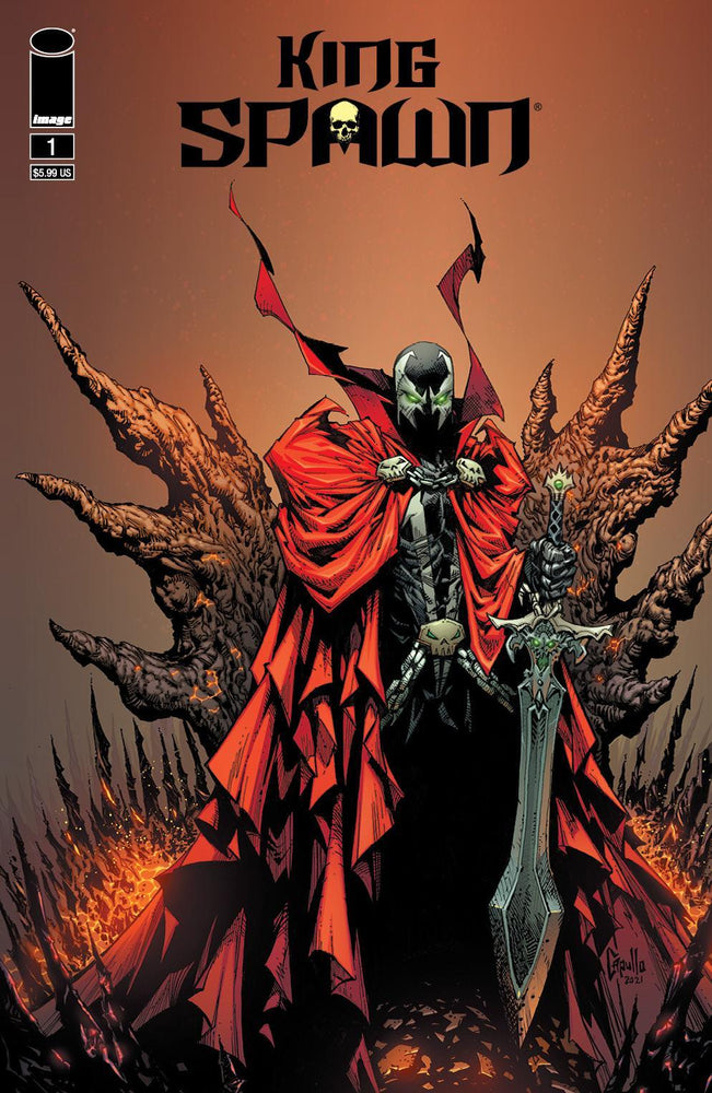 King Spawn #1 E Greg Capullo Variant (08/25/2021) Image (ONLINE ORDER ONLY)