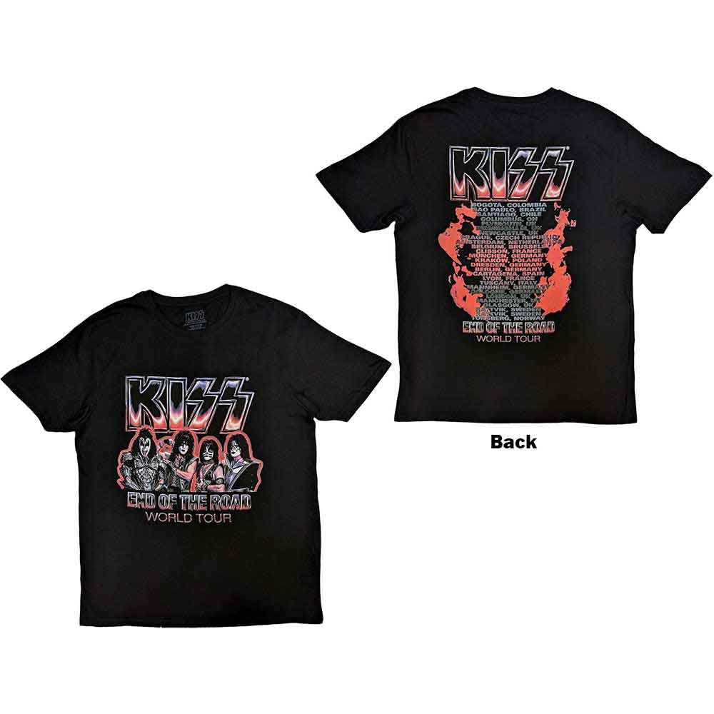 Kiss - End Of The Road Tour Red [T-Shirt] (ONLINE ORDER ONLY)