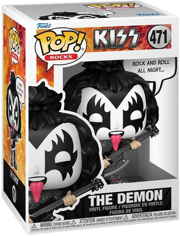 Funko POP! Sayings: KISS - The Demon, Rock & Roll All Night (Vinyl Figure, Collectible) [Action Figure] (ONLINE ORDER ONLY)