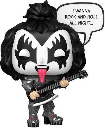 Funko POP! Sayings: KISS - The Demon, Rock & Roll All Night (Vinyl Figure, Collectible) [Action Figure] (ONLINE ORDER ONLY)