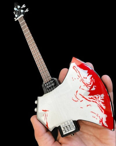 Gene Simmons Kiss Signature BLOOD AXE Mini Bass Guitar Replica Collectible (Collectible, Figure) [Action Figure] (Online Order Only) (ONLINE ORDER ONLY)