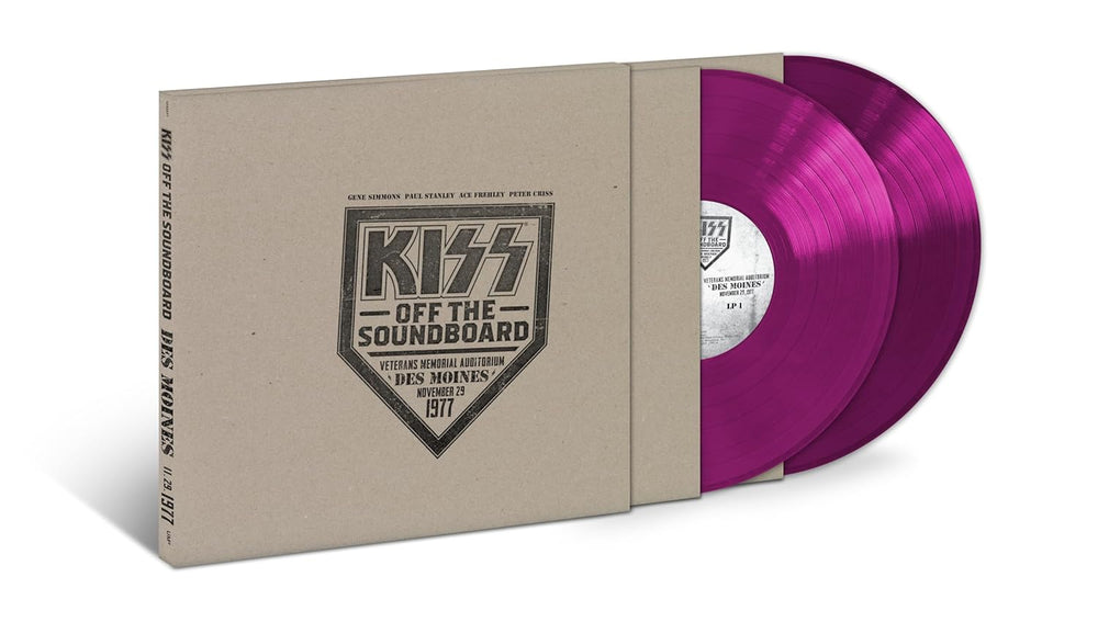 Kiss Off The Soundboard: Live In Des Moines (Limited Edition, Violet Colored Vinyl) (2 Lp's) [Vinyl]