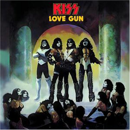 Kiss - Love Gun (Limited Edition, Tangerine/ Aqua Splatter Colored Vinyl) [Vinyl] (ONLINE ORDER ONLY)