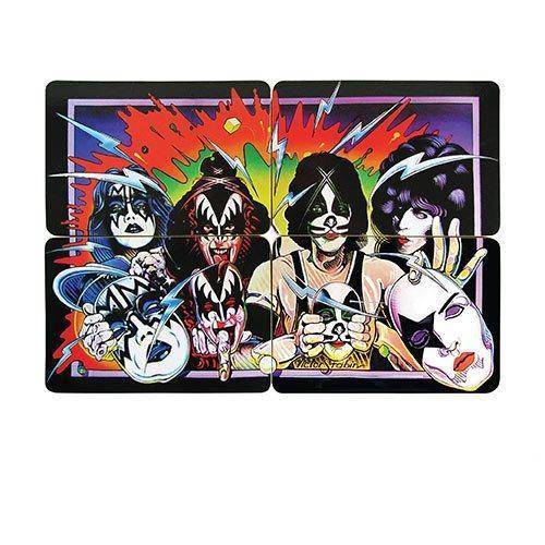KISS Unmasked Coaster Set of 4 (Online Order Only)