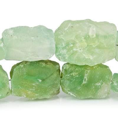 Kiwi Green Agate Beads Hammer Faceted Rectangles, Set of 2 (ONLINE ORDER ONLY)