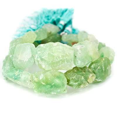 Kiwi Green Agate Beads Hammer Faceted Rectangles, Set of 2 (ONLINE ORDER ONLY)