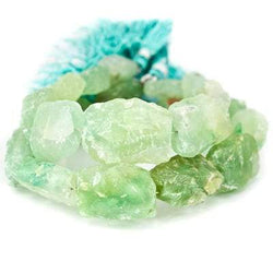 Kiwi Green Agate Beads Hammer Faceted Rectangles, Set of 2 (ONLINE ORDER ONLY)