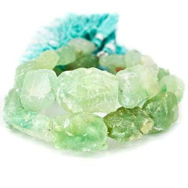 Kiwi Green Agate Beads Hammer Faceted Rectangles, Set of 2 (ONLINE ORDER ONLY)