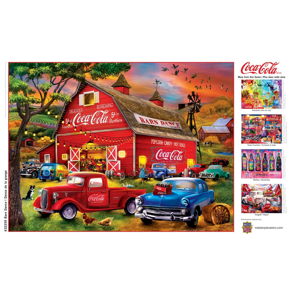 Coca-Cola - Barn Dance 300 Piece EZ Grip Jigsaw Puzzle (ONLINE ORDER ONLY)