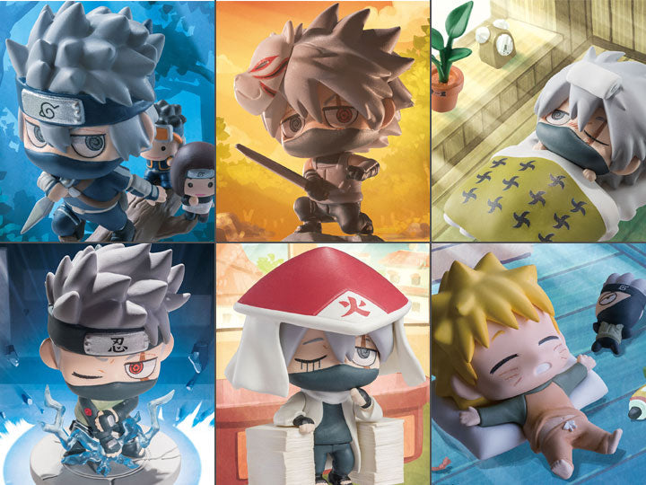 Megahouse Petit Chara Land: Naruto Shippuden - Kakashi Hatake Special Box of 6 Figures (ONLINE ORDER ONLY)