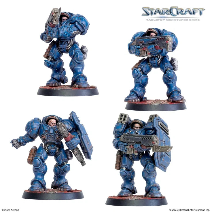 StarCraft The Miniatures Game: Terran: Marine Expansion Set (ONLINE ORDER ONLY)