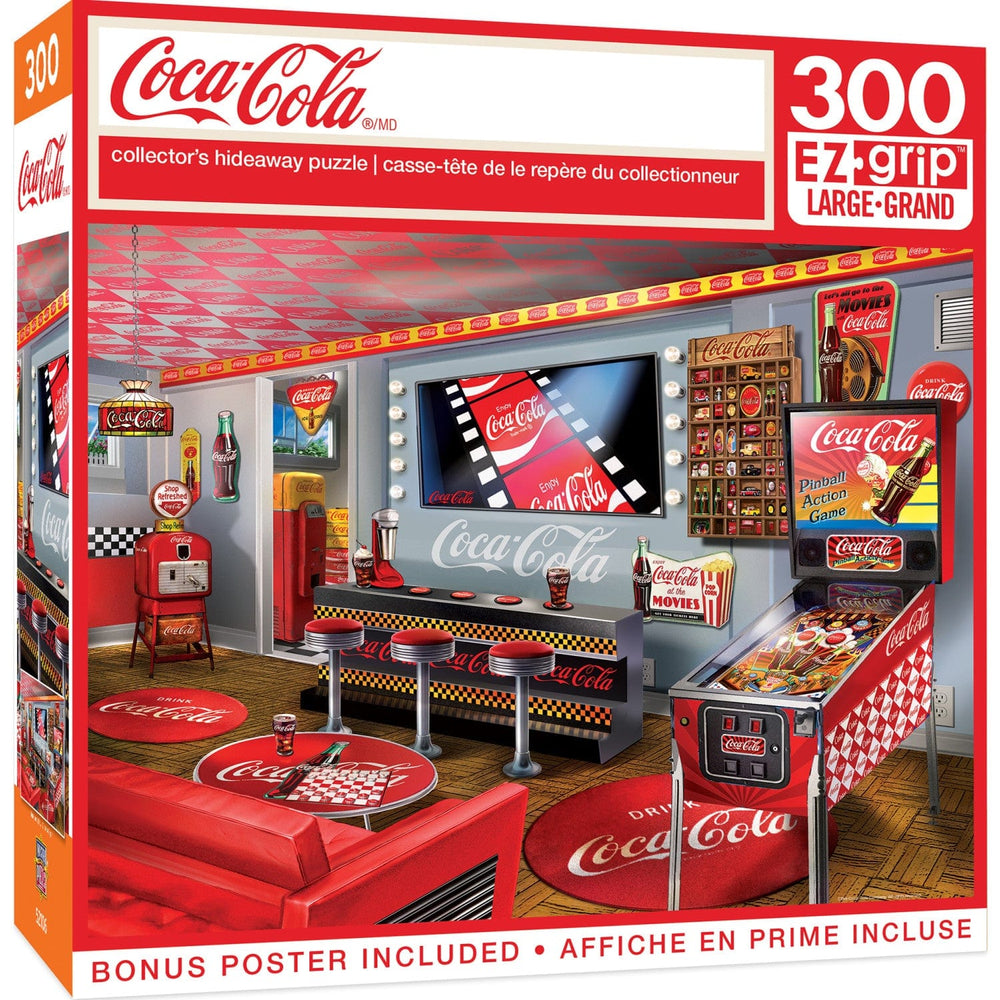Coca-Cola - Collector's Hideaway 300 Piece EZ Grip Jigsaw Puzzle (ONLINE ORDER ONLY)