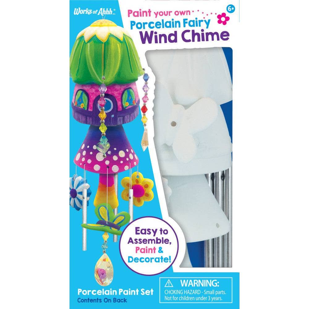 Porcelain Fairy Wind Chime Paint Set (ONLINE ORDER ONLY)