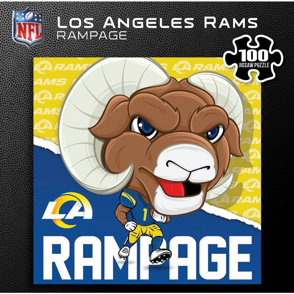 Los Angeles Rams - NFL Mascot 100 Piece Jigsaw Puzzle (ONLINE ORDER ONLY)