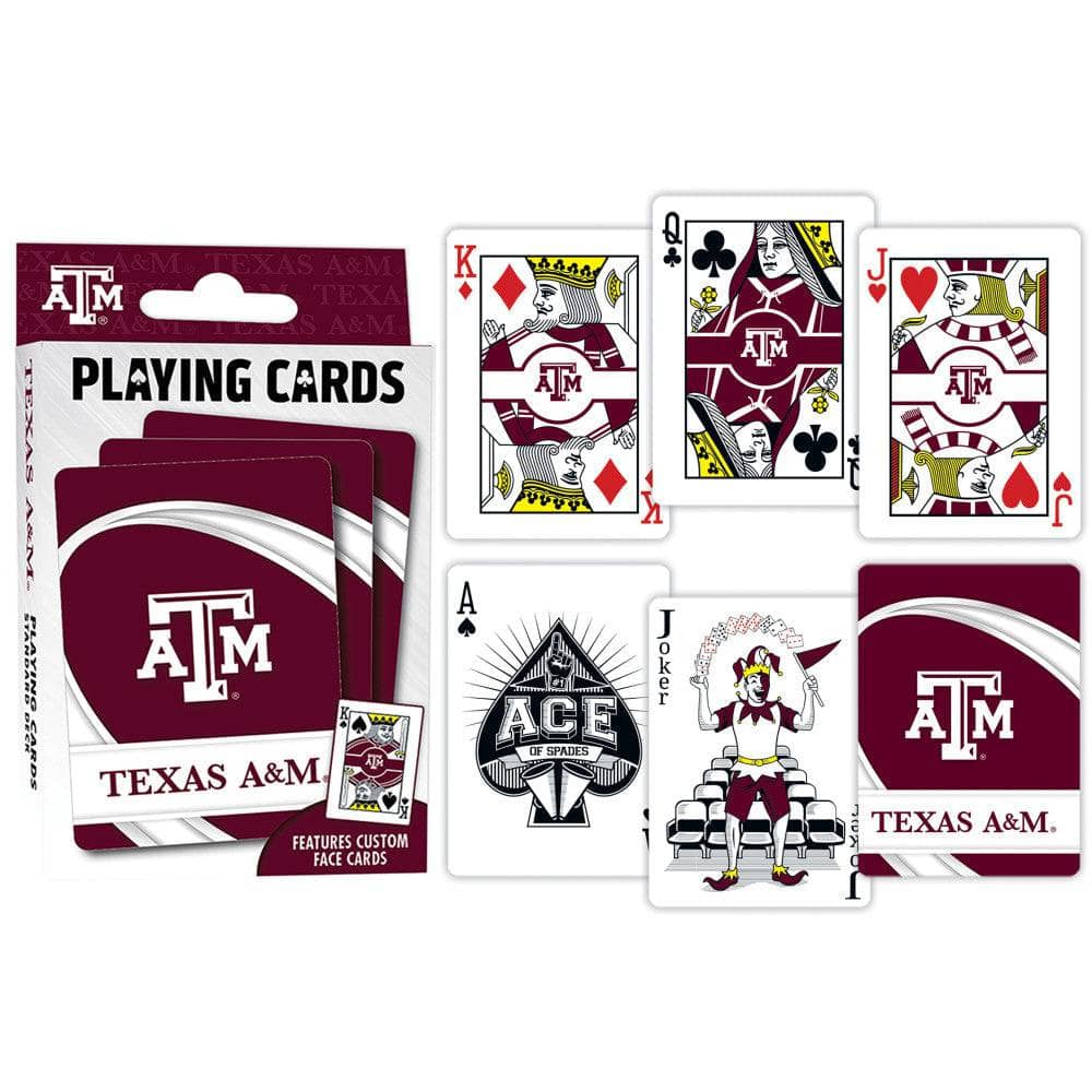 Texas A&M Aggies Playing Cards - 54 Card Deck (ONLINE ORDER ONLY)