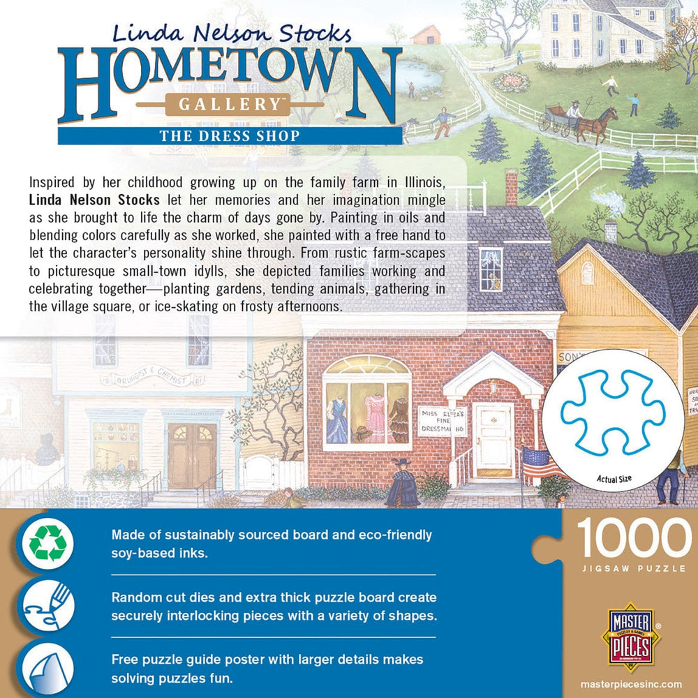 Hometown Gallery - The Dress Shop 1000 Piece Jigsaw Puzzle (ONLINE ORDER ONLY)