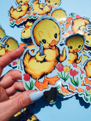 Knife Ducky Sticker