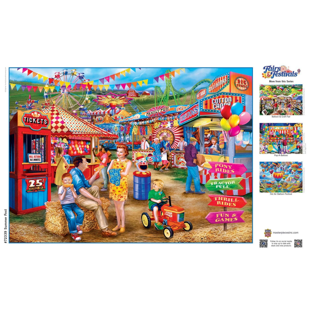 Fairs & Festivals - Summer Fest 1000 Piece Jigsaw Puzzle (ONLINE ORDER ONLY)