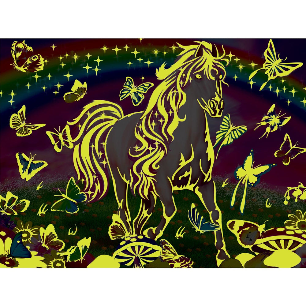 Glow in the Dark - Rainbow World 300 Piece EZ Grip Jigsaw Puzzle (ONLINE ORDER ONLY)