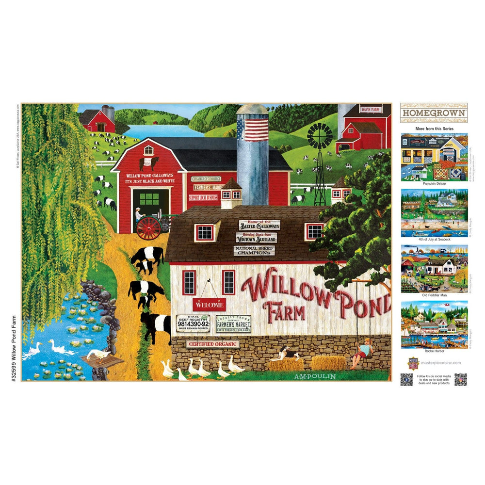 Homegrown - Willow Pond Farm 750 Piece Jigsaw Puzzle (ONLINE ORDER ONLY)