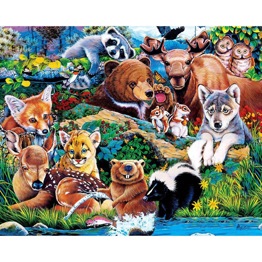 World of Animals 100 Piece Jigsaw Puzzles 4-Pack V1 (ONLINE ORDER ONLY)