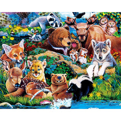 World of Animals 100 Piece Jigsaw Puzzles 4-Pack V1 (ONLINE ORDER ONLY)