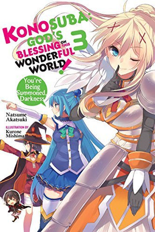 Konosuba God's Blessing on the Wonderful World You're Being Summoned Darkness Vol 3 Light Novel (Online Order Only)