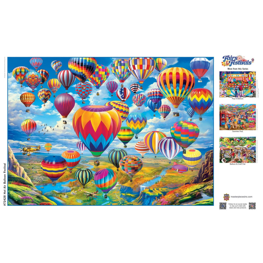 Fairs & Festivals - Hot Air Balloon Festival 1000 Piece Jigsaw Puzzle (ONLINE ORDER ONLY)
