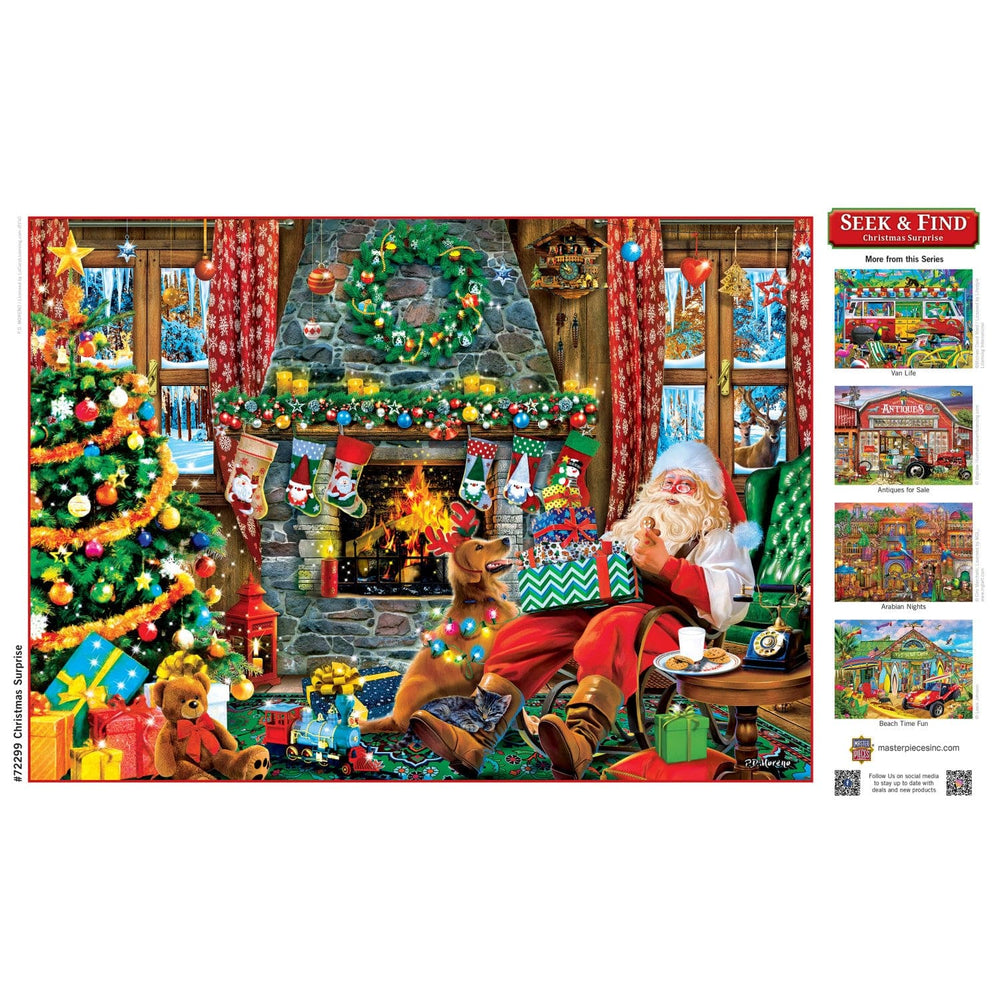 Seek & Find - Christmas Surprise 1000 Piece Jigsaw Puzzle (ONLINE ORDER ONLY)
