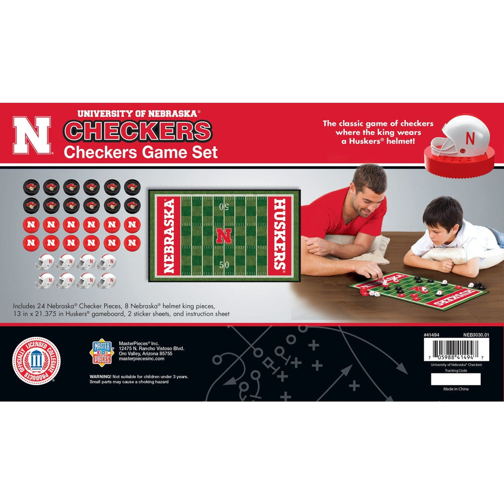 Nebraska Cornhuskers Checkers Board Game (ONLINE ORDER ONLY)
