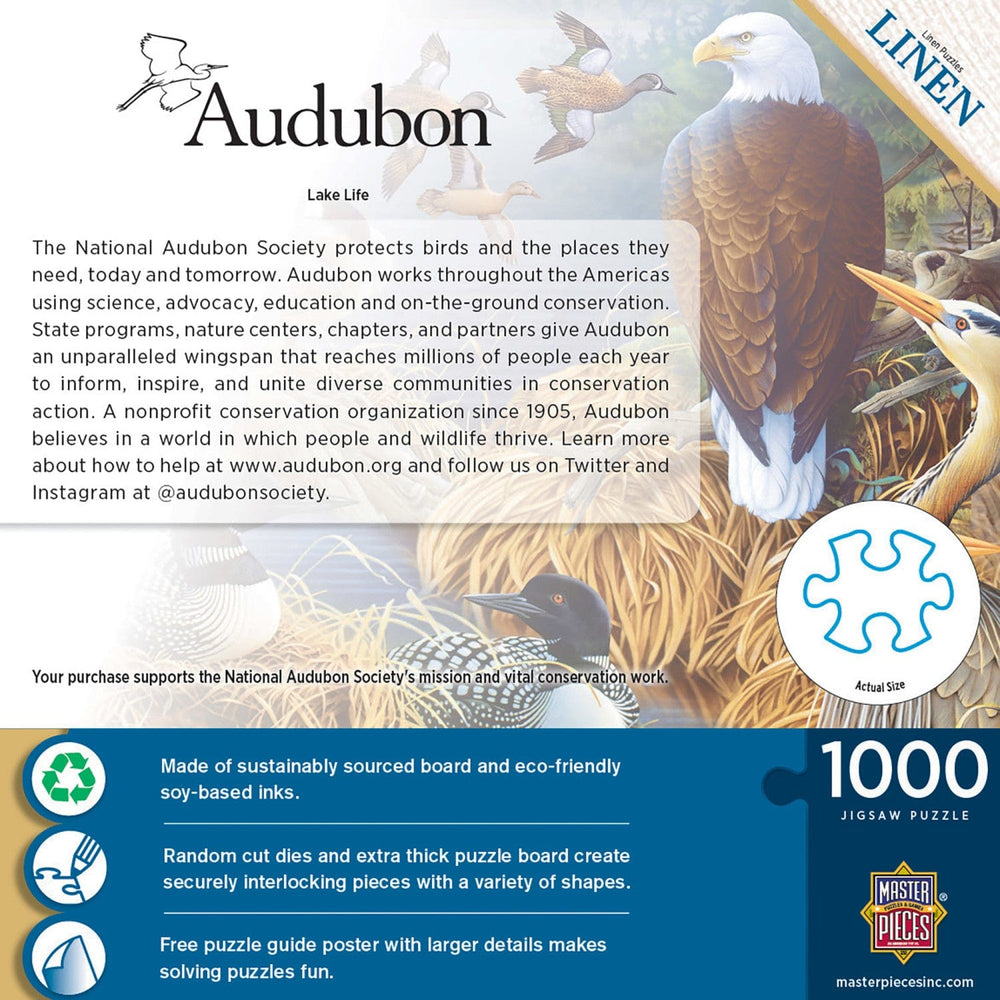 Audubon - Lake Life 1000 Piece Jigsaw Puzzle (ONLINE ORDER ONLY)