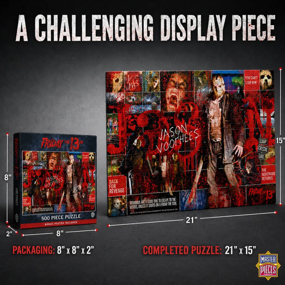 Friday the 13th 500 Piece Jigsaw Puzzle