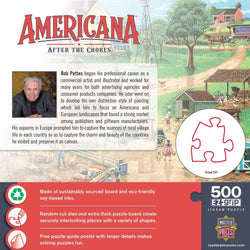 Americana - After the Chores 500 Piece EZ Grip Jigsaw Puzzle (ONLINE ORDER ONLY)