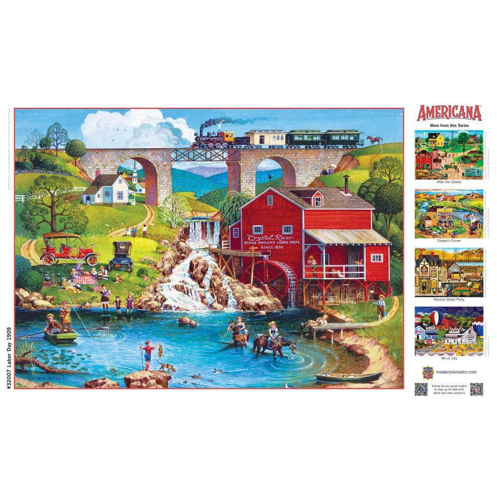 Americana - Labor Day 1909 500 Piece EZ Grip Jigsaw Puzzle (ONLINE ORDER ONLY)