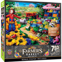 Farmer's Market - Fresh Farm Fruit 750 Piece Jigsaw Puzzle (ONLINE ORDER ONLY)