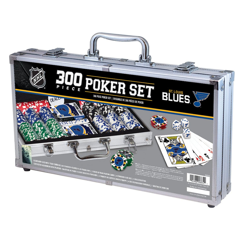 St. Louis Blues 300 Piece Poker Set (ONLINE ORDER ONLY)