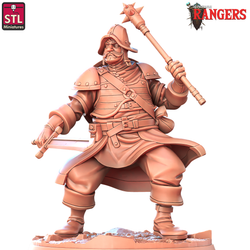 3D Printed STL Miniatures Ranger Companions Set Rangers  28 - 32mm War Gaming D&D (Online Only)