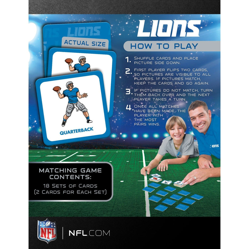 Detroit Lions Matching Game (ONLINE ORDER ONLY)