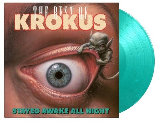 Krokus - Stayed Awake All Night: The Best Of (Limited Edition, 180 Gram Translucent Green & White Marble Colored Vinyl) [Import] [Vinyl] (ONLINE ORDER ONLY)