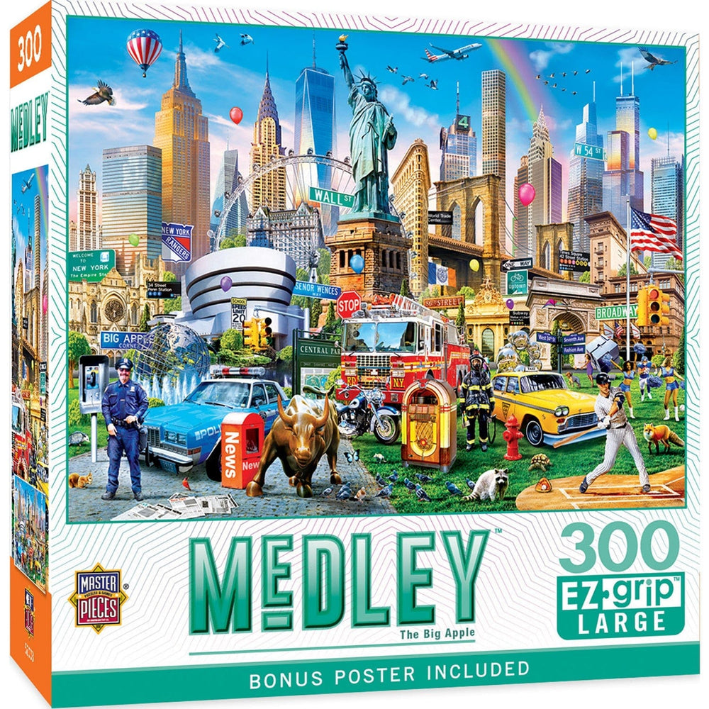 Medley - The Big Apple 300 Piece EZ Grip Jigsaw Puzzle (ONLINE ORDER ONLY)