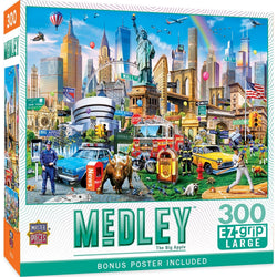 Medley - The Big Apple 300 Piece EZ Grip Jigsaw Puzzle (ONLINE ORDER ONLY)