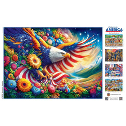 Celebrate America - Mountains Majesty 1000 Piece Jigsaw Puzzle (ONLINE ORDER ONLY)