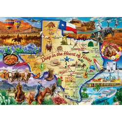 Texas - The Lone Star State 1000 Piece Jigsaw Puzzle (ONLINE ORDER ONLY)